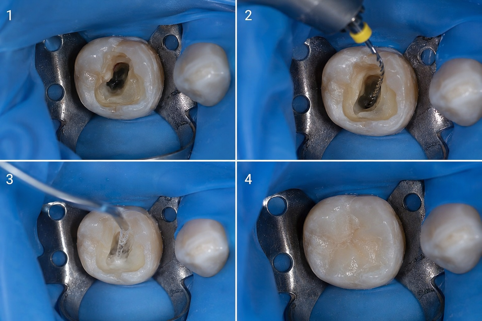 Esquema gráfico Tratamiento de Endodoncia